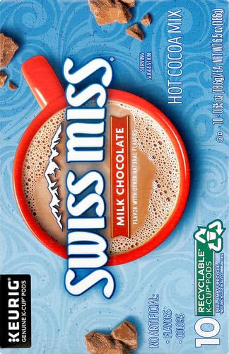 Swiss Miss steamy cocoa closeup invites warm, satisfying ritual.