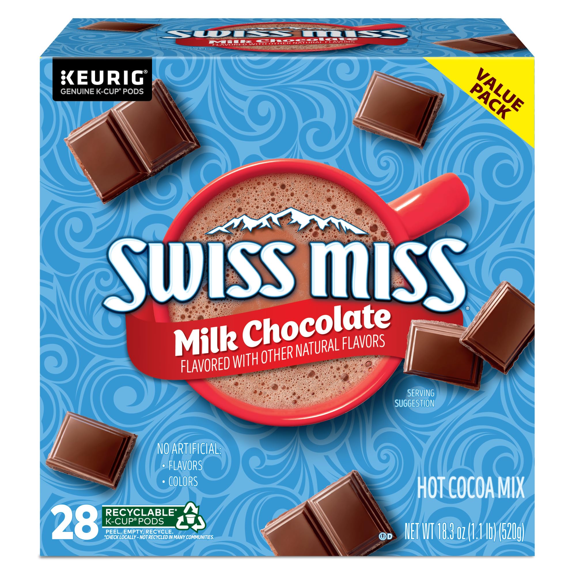 Swiss Miss weather-ready cocoa moment for warm evenings