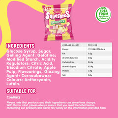 Swizzels Drumstick Squashies Rhubarb & Custard soft-chewy texture for everyday snacking.