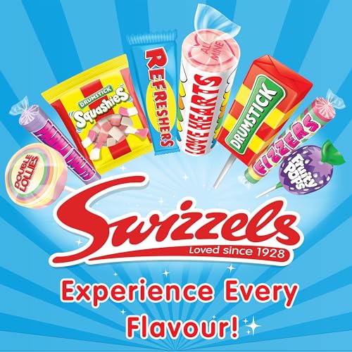 Swizzels Giant Original Fizzy Rolls inside, soft sweets ready for snacking on the go.