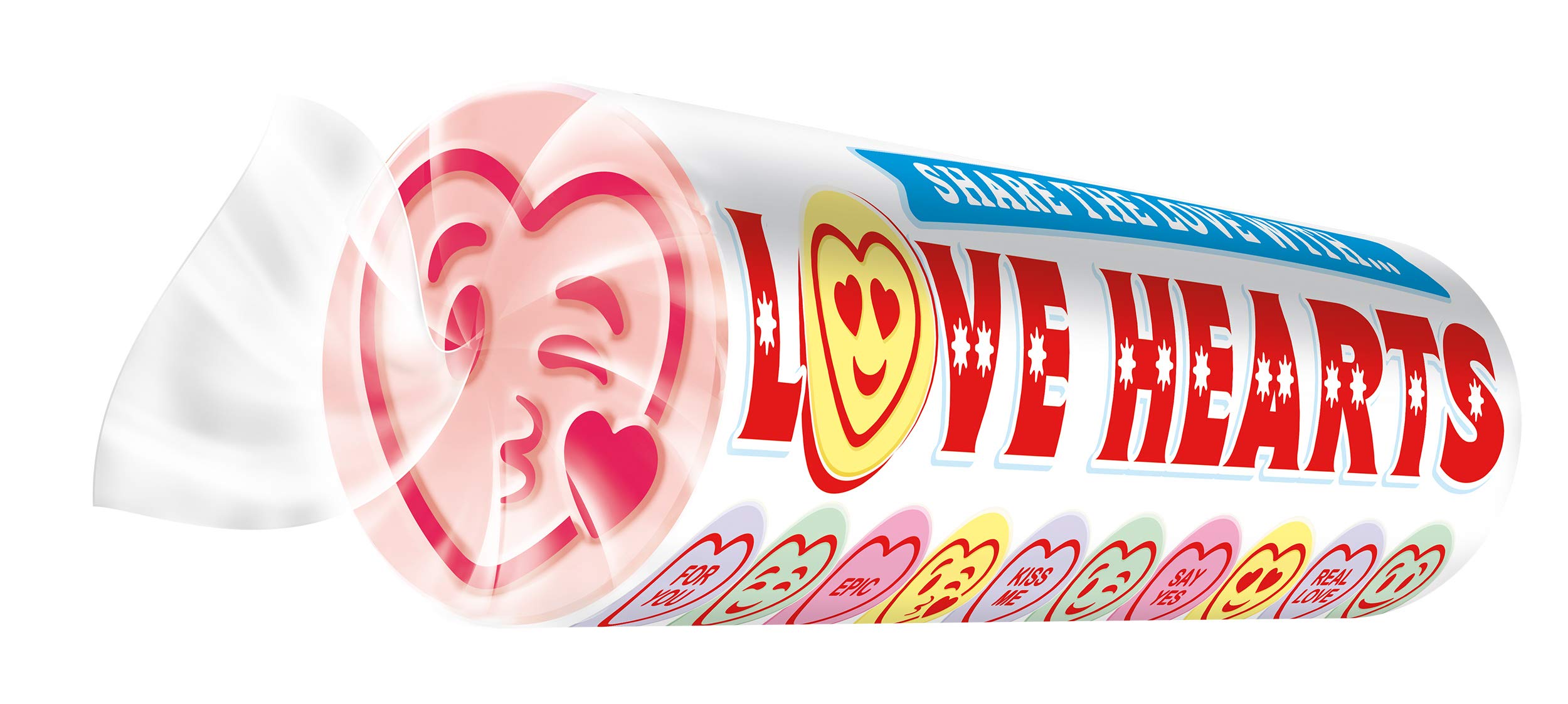 Swizzels Love Hearts messages, printed sayings add romance to treats