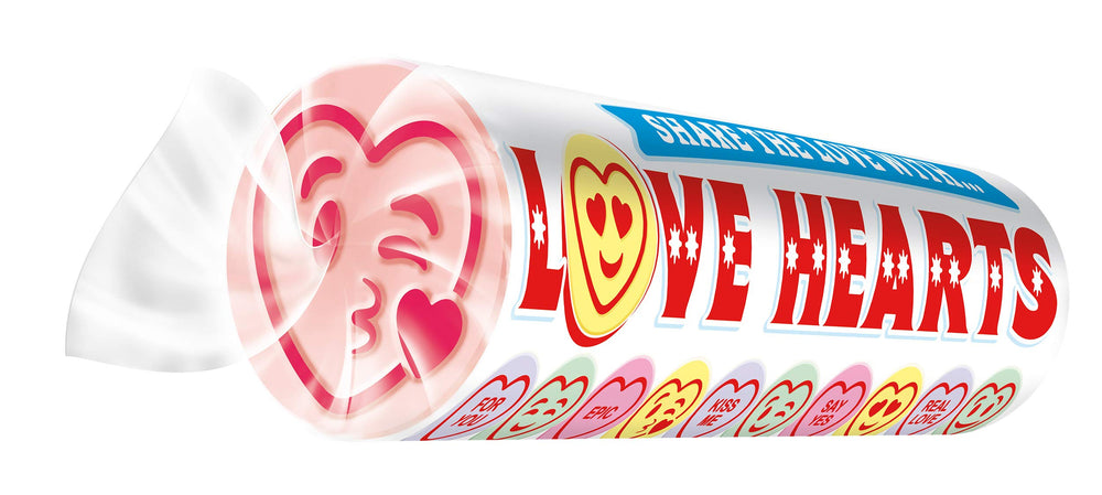 Swizzels Love Hearts messages, printed sayings add romance to treats