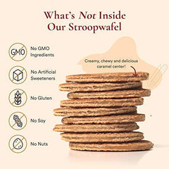 Swoffle French vanilla stroopwafel, warm spice notes and smooth sweetness.