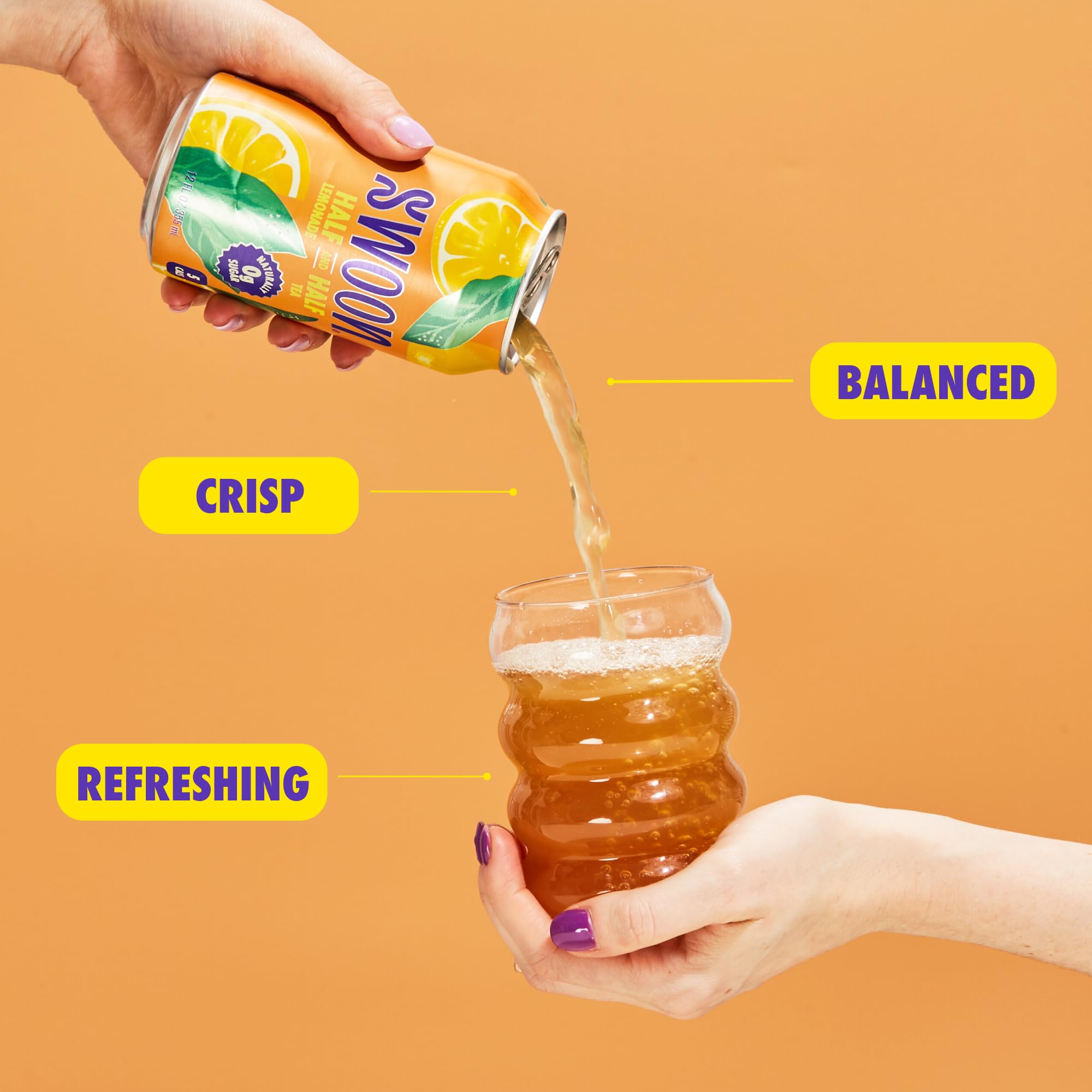 Swoon monk fruit icon emphasizes natural sweetness in beverages
