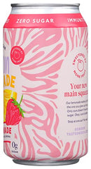 Swoon Pink Lemonade ingredients panel, gluten-free and non-GMO formula.