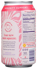 Swoon Pink Lemonade pack of 12 on shelf, convenient low-calorie choice.