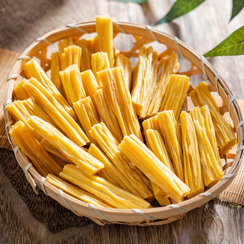 SXETBEAN bean curd sticks become stir-fry ready and absorb sauce flavors.