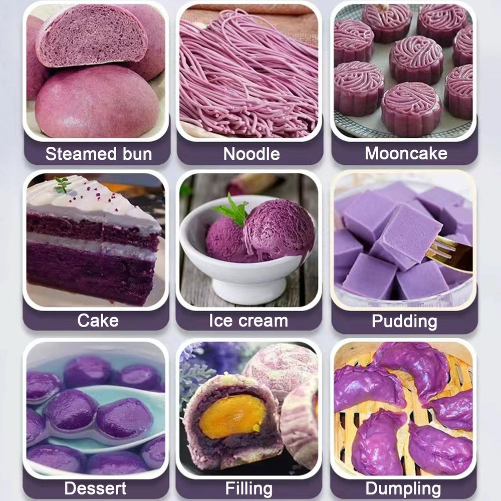 SXETBEAN purple sweet potato powder porridge making adds color and subtle sweetness.