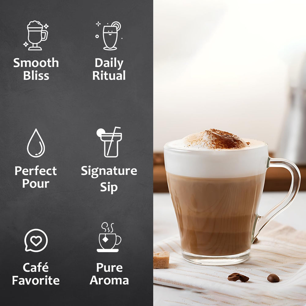 SYRUVIA Syrup drizzle over pancakes delivers comforting cinnamon notes.