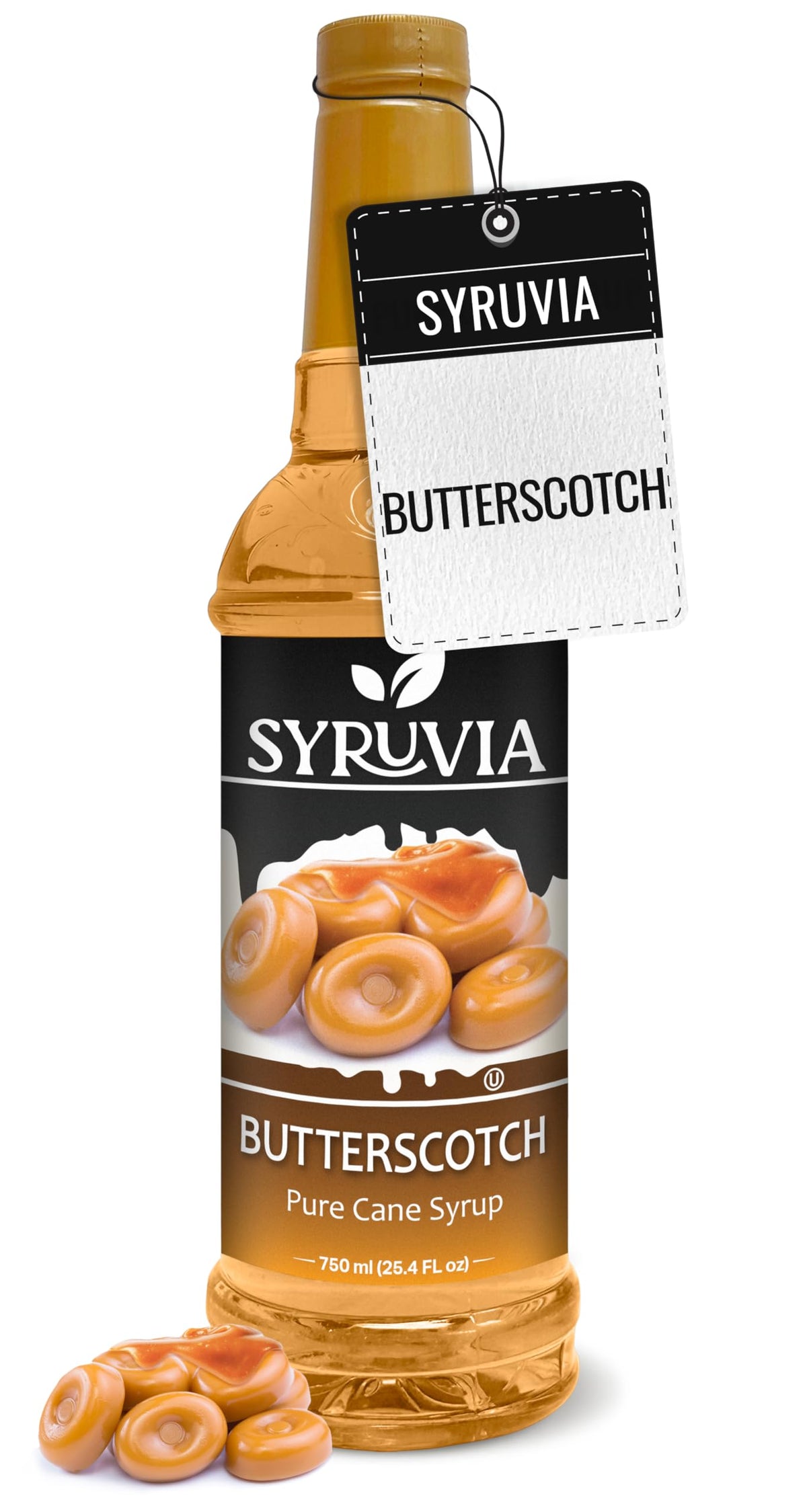 SYRUVIA coffee syrup bottle pour for a cozy, fragrant cup