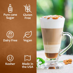SYRUVIA butterscotch syrup drizzle over desserts adds depth