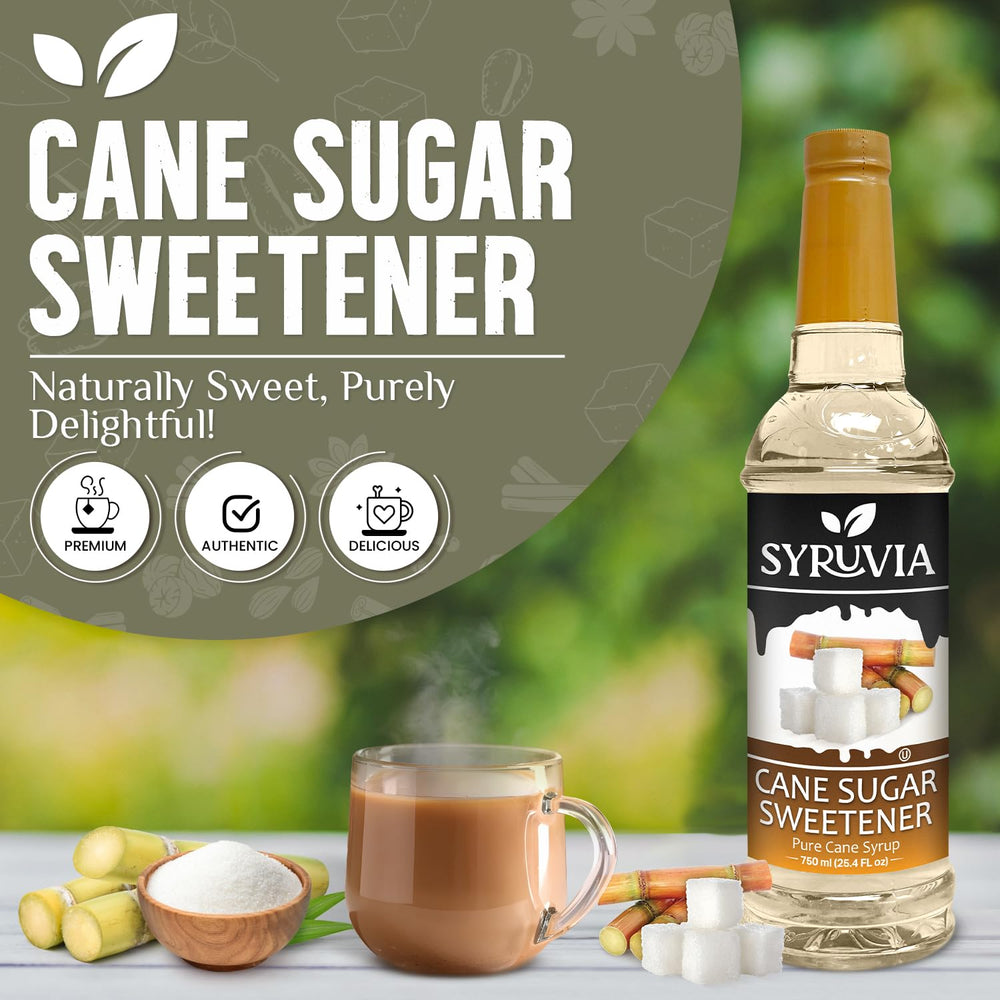 SYRUVIA coffee syrup as dessert topping adds rich sweetness.