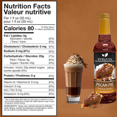 SYRUVIA pecan pie latte drizzle elevates cafe drinks with aromatic flavor