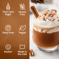 SYRUVIA pecan pie tea mix for a cozy, flavorful cup