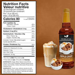 SYRUVIA Coffee Syrup pour shows rich aroma for custom drinks.