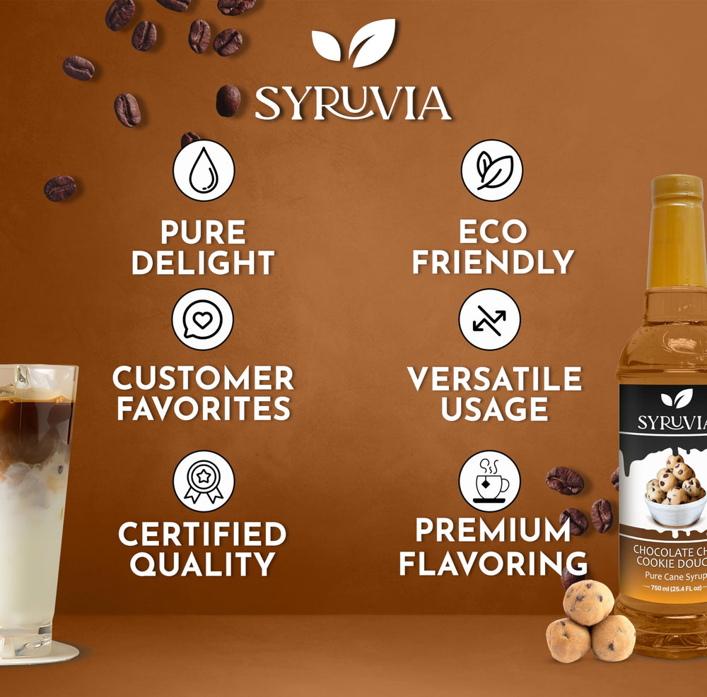 SYRUVIA coffee syrup shakes up mornings with nostalgic flavor.