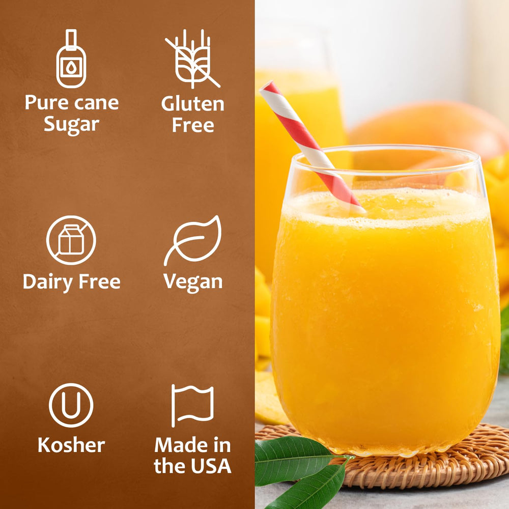 SYRUVIA Mango Syrup cocktail idea for summer entertaining