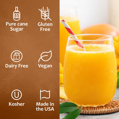 SYRUVIA Mango Syrup cocktail idea for summer entertaining
