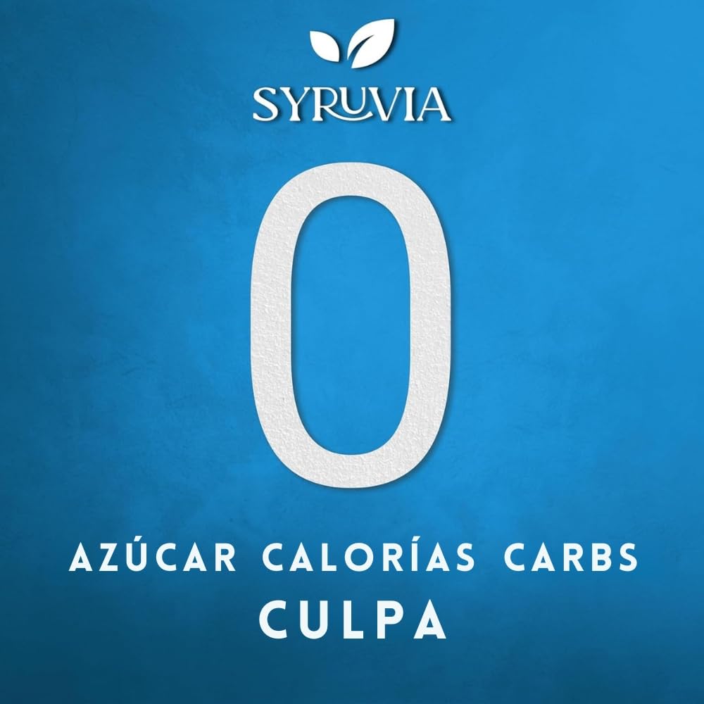 Syruvia Peppermint Syrup label highlights Kosher and USA quality