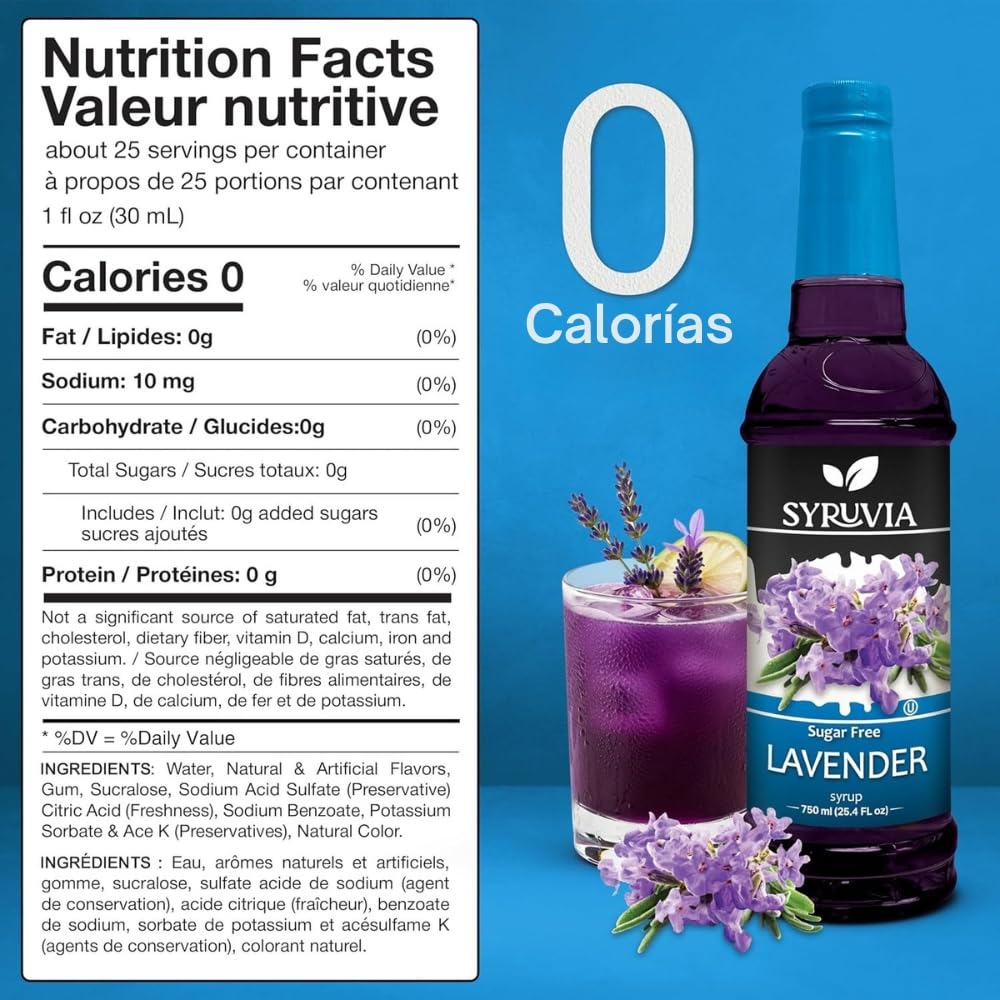 SYRUVIA Sugar-Free Coffee Syrup pour delivers rich coffee flavor without sugar.