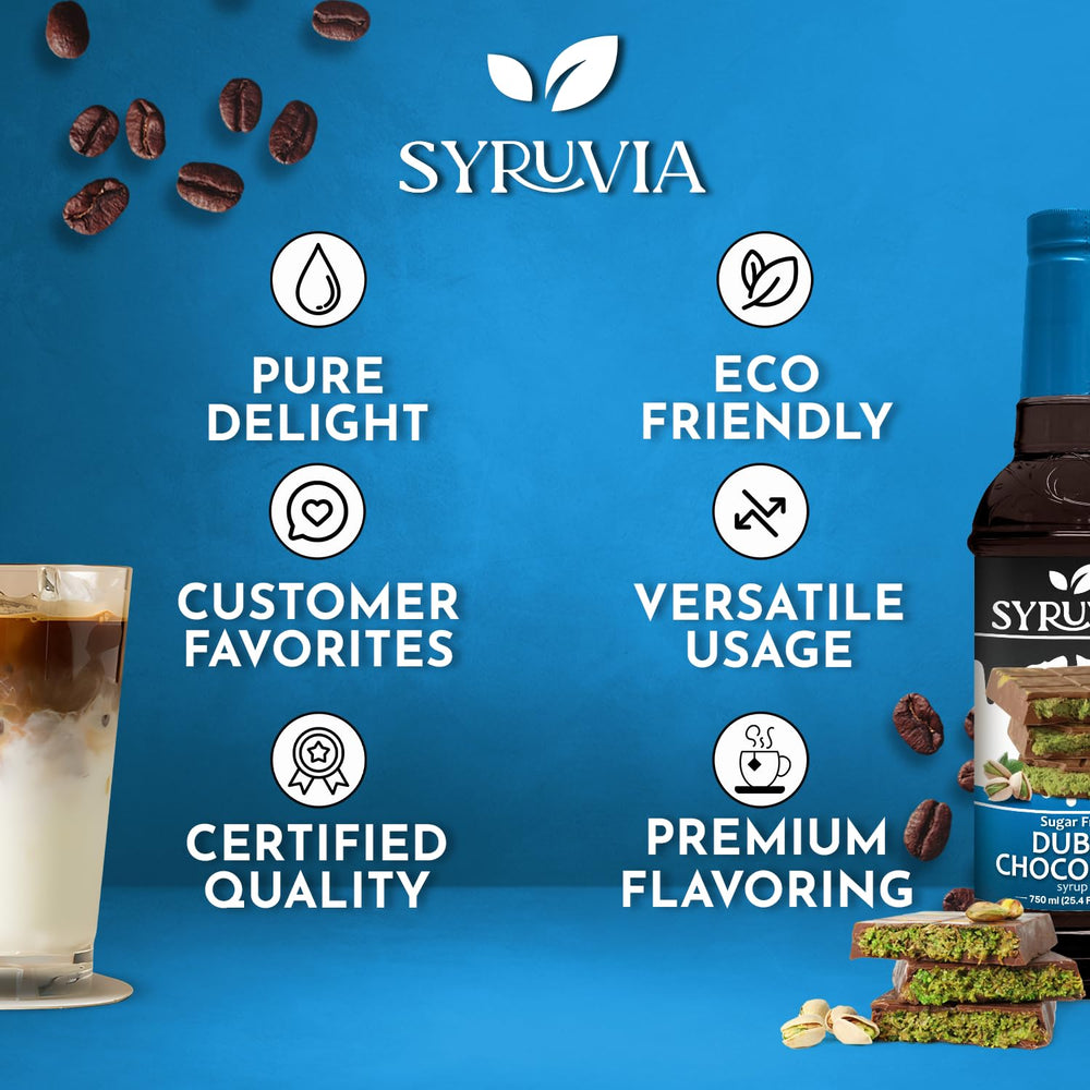 Creamy shakes and iced coffee benefit from SYRUVIA syrup