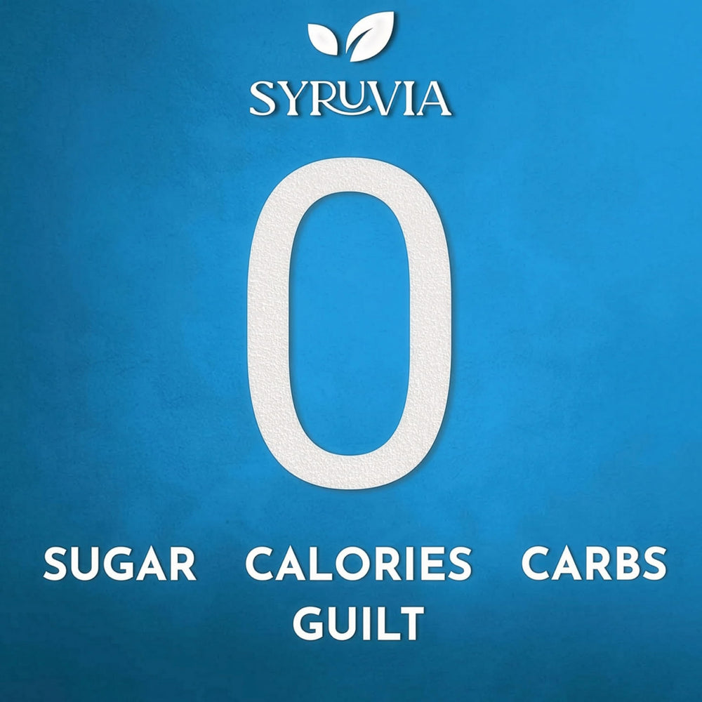 SYRUVIA sugar-free cheese pancake syrup dessert topping option