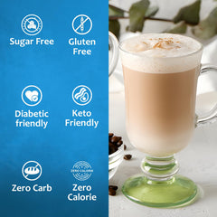 SYRUVIA sugar-free almond syrup drizzle over desserts adds depth without sugar.