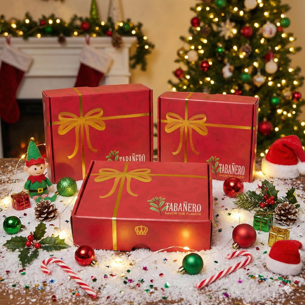 Tabanero gift box with bottles ideal for holiday gifting