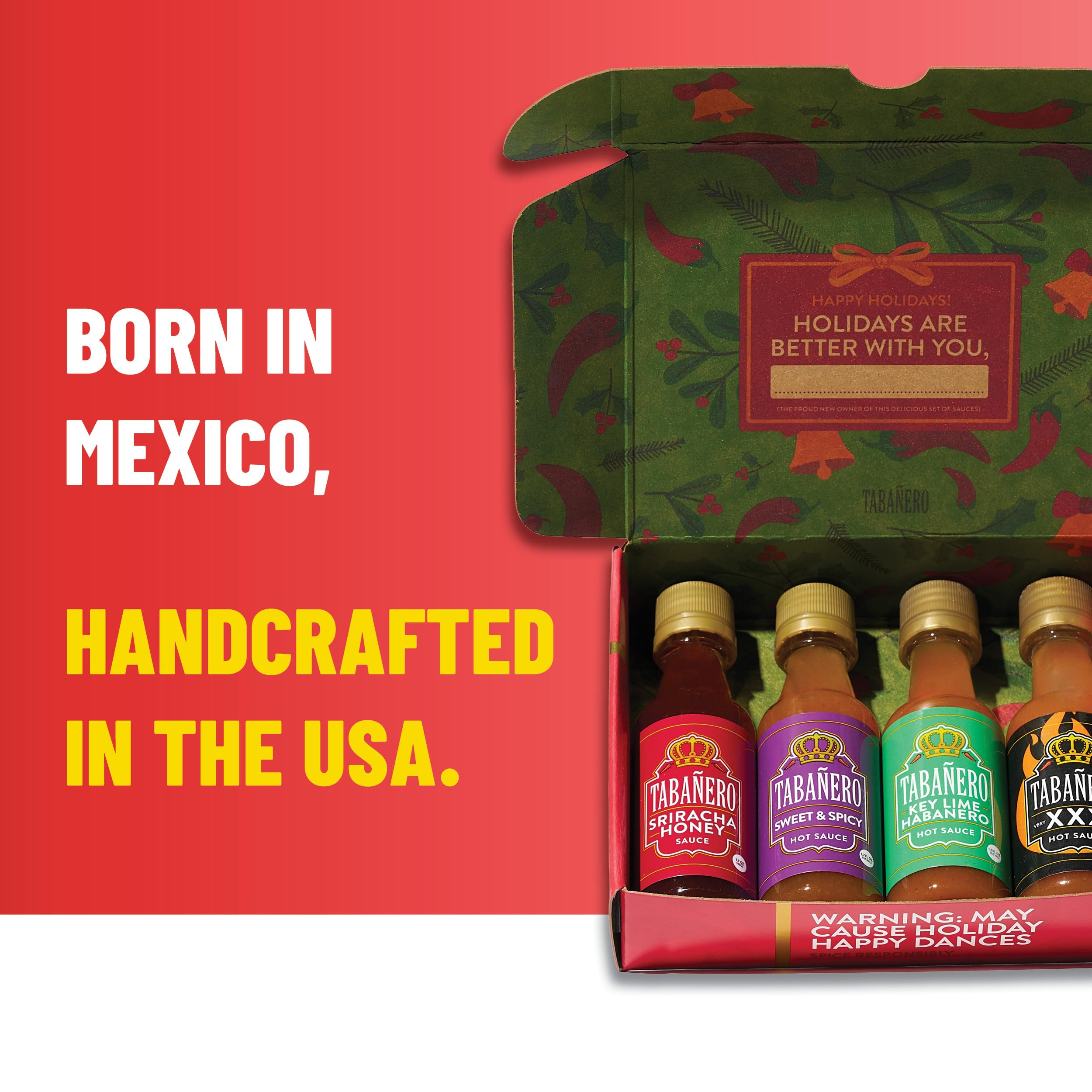 Tabanero holiday packaging display ready for gift exchange