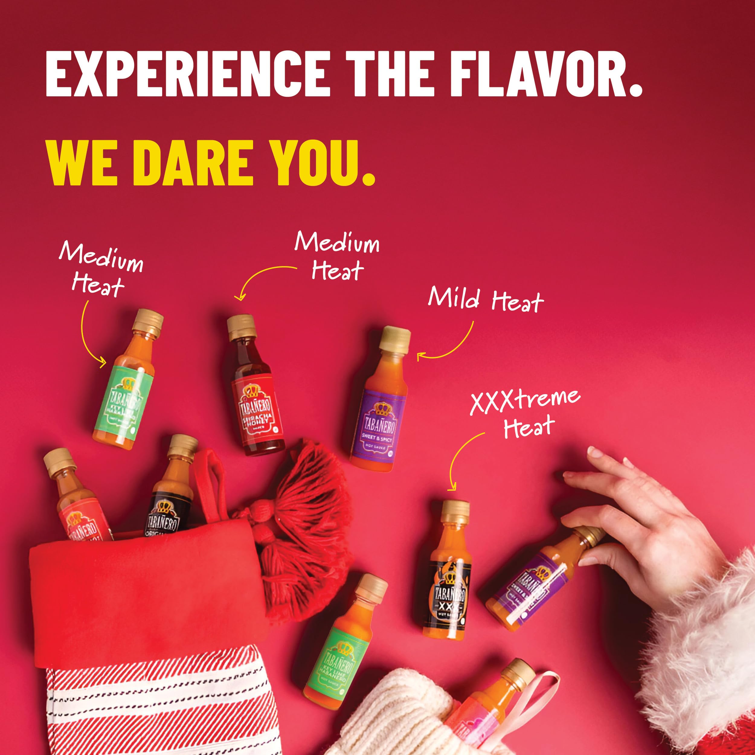 Tabanero XXX hot sauce bottle delivering bold heat for pizzas