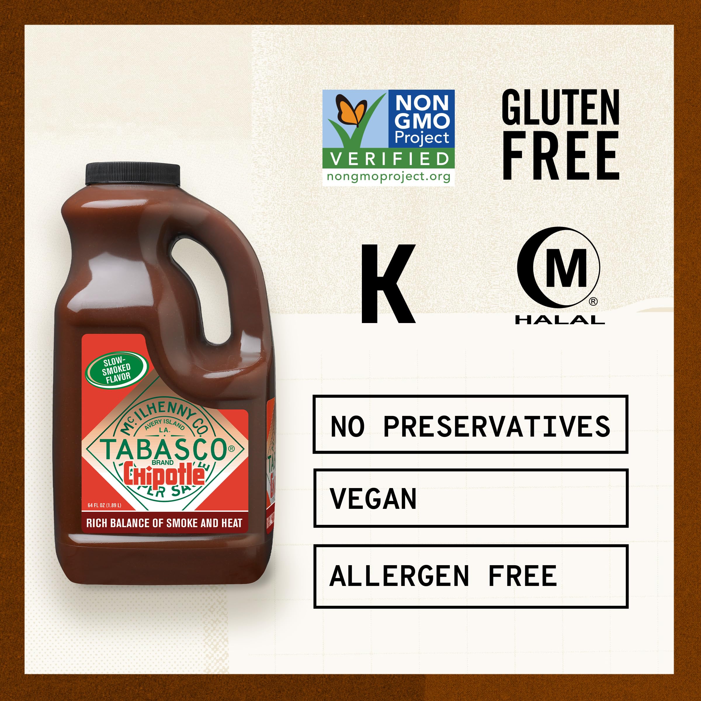 TABASCO Chipotle sauce on a side dish like mac &amp; cheese for depth.