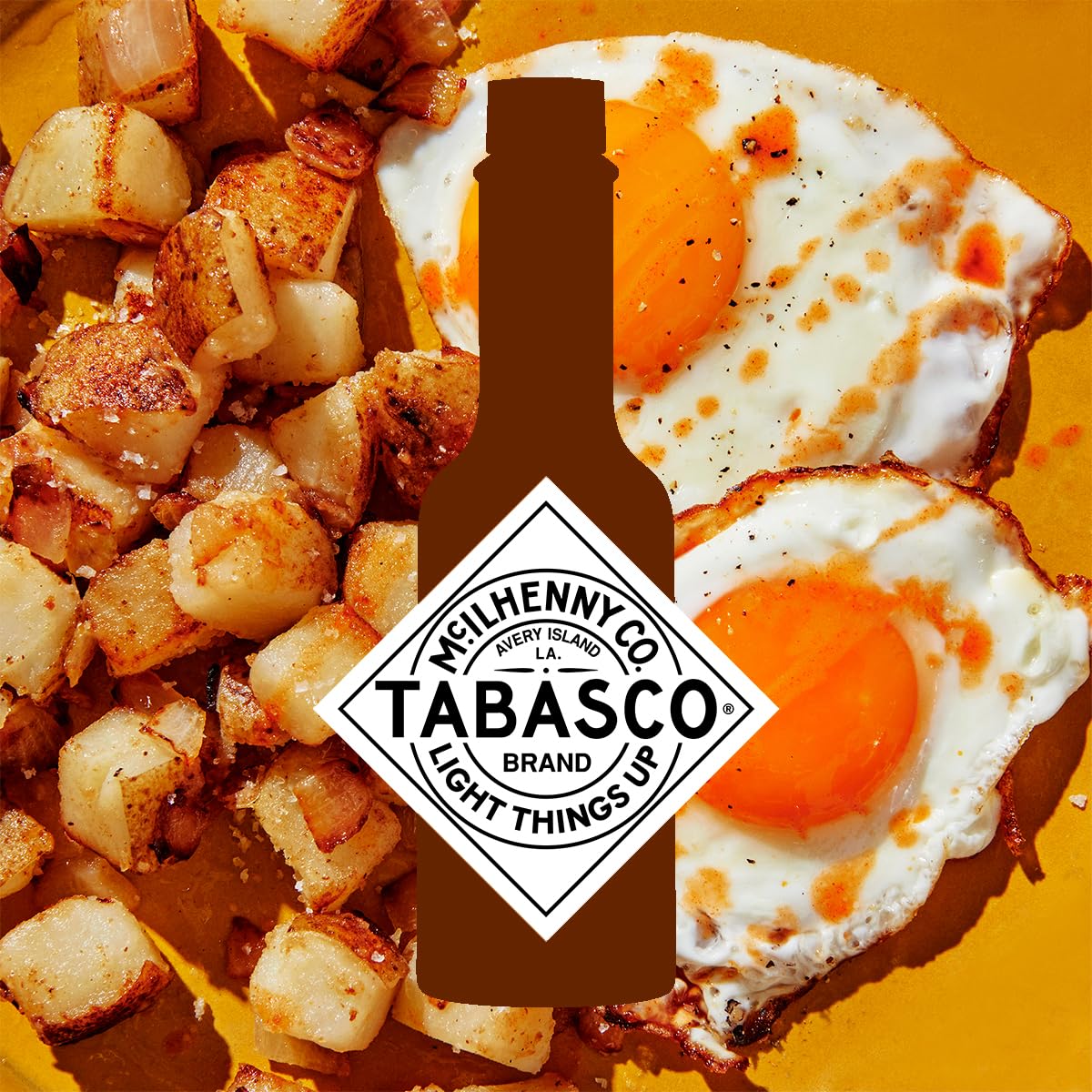 Tabasco Chipotle sauce glaze on vegetables for a tasty finish