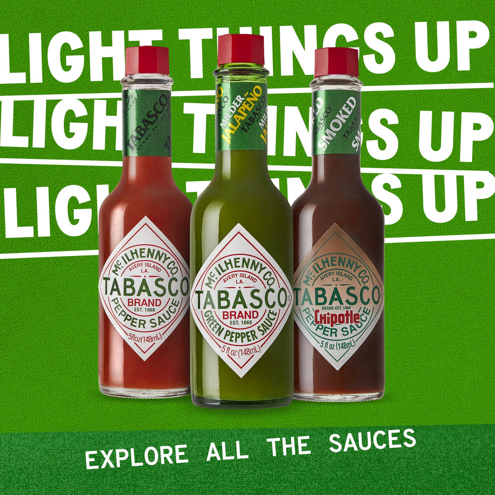 TABASCO Green Jalapeño Sauce over pasta for flavor lift