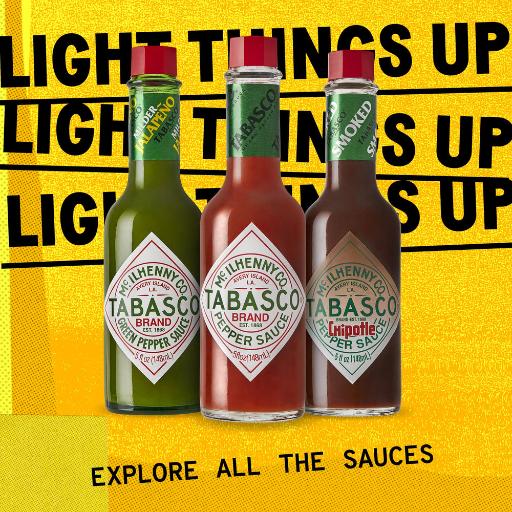 TABASCO Habanero Sauce flavor varieties lineup for taste exploration.