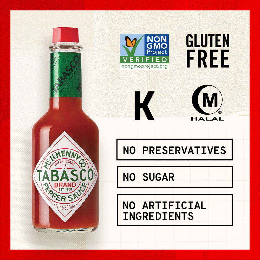 TABASCO Original Red in a kitchen setup for everyday cooking