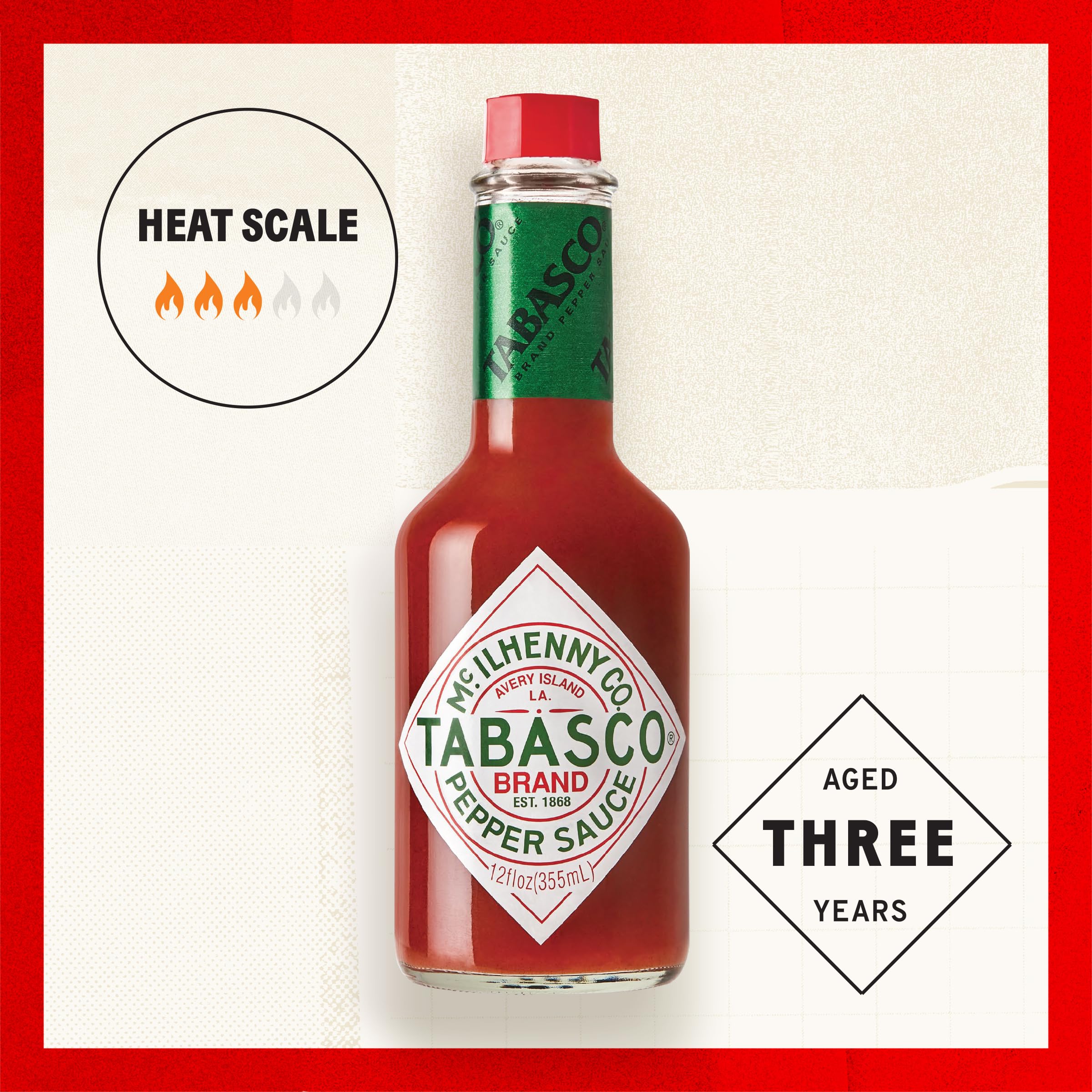 TABASCO Original Red Pepper Sauce gift-ready pack for foodie friends.
