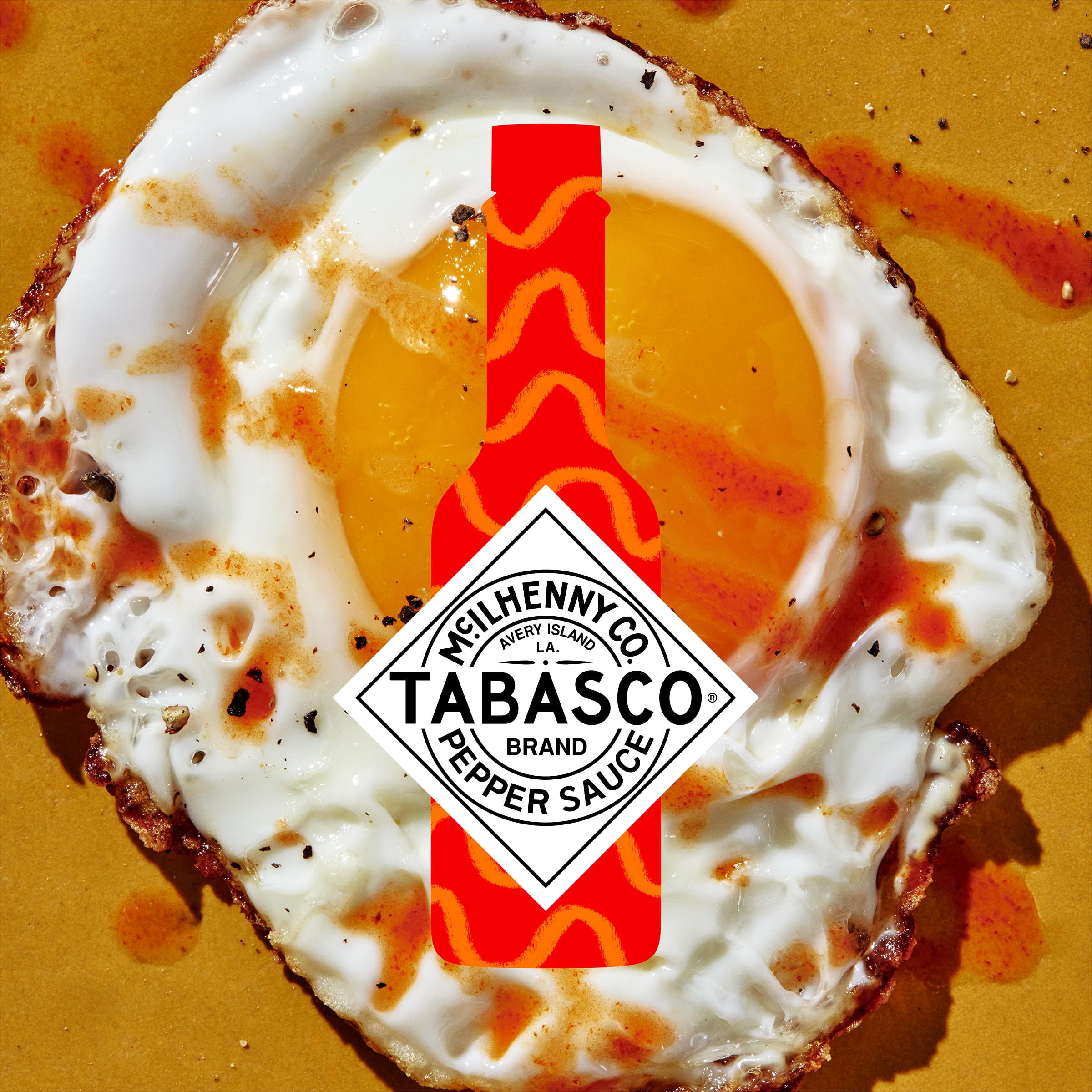 TABASCO Original Red Sauce pour adds medium heat to dishes.