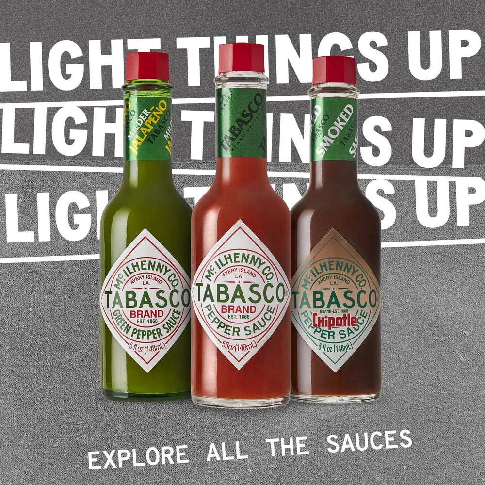 TABASCO Scorpion Sauce finished dish showcases fiery presentation.