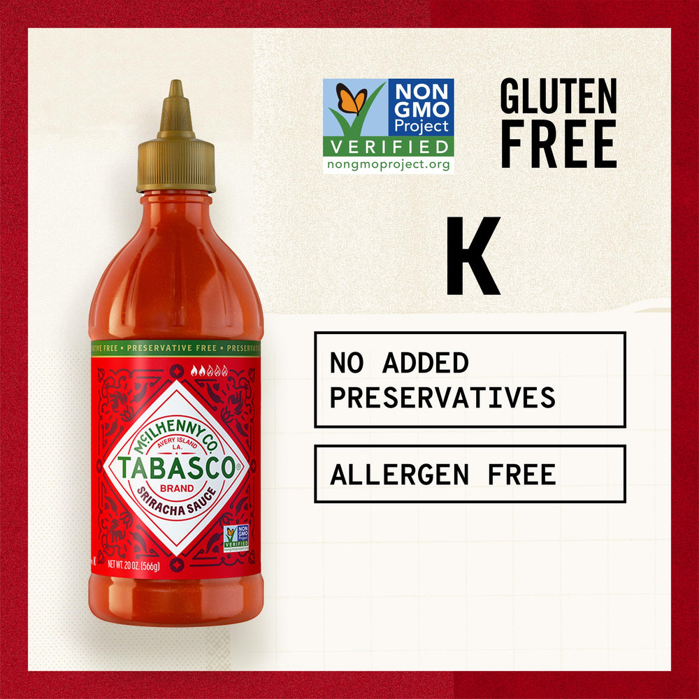TABASCO Sriracha on noodles delivers bold flavor