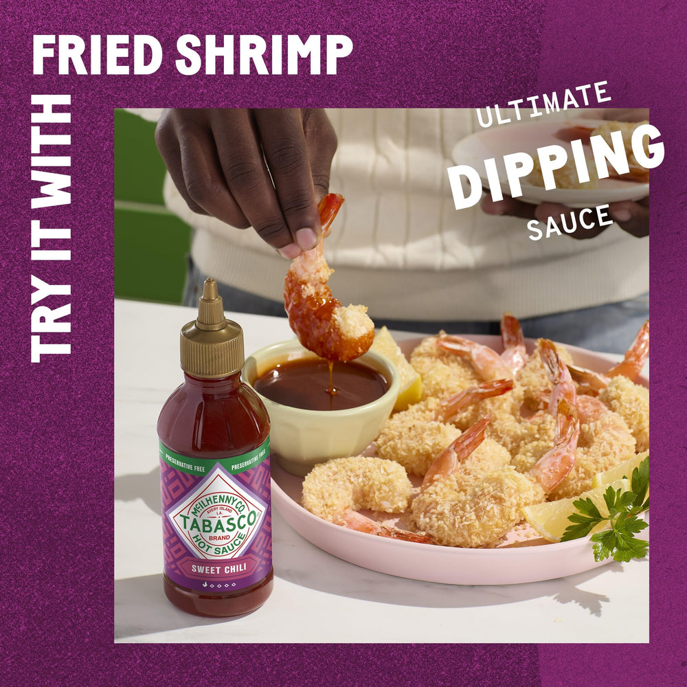 TABASCO Sweet Chili Sauce glazed grilled meat with mild heat.