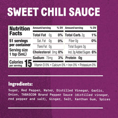 TABASCO Sweet Chili Sauce dispense pour highlight for even application on grilled meats.