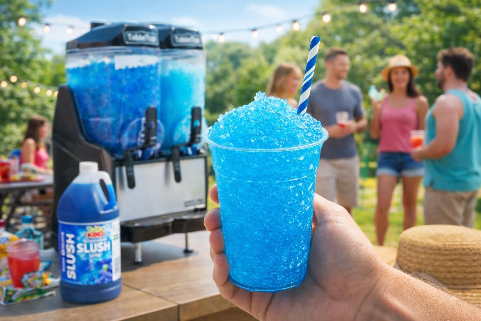 TableTop King granita and snow cone use with bright flavor and color.