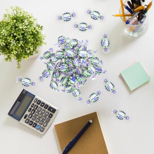 One pound bulk pack of Taboom spearmint mints.