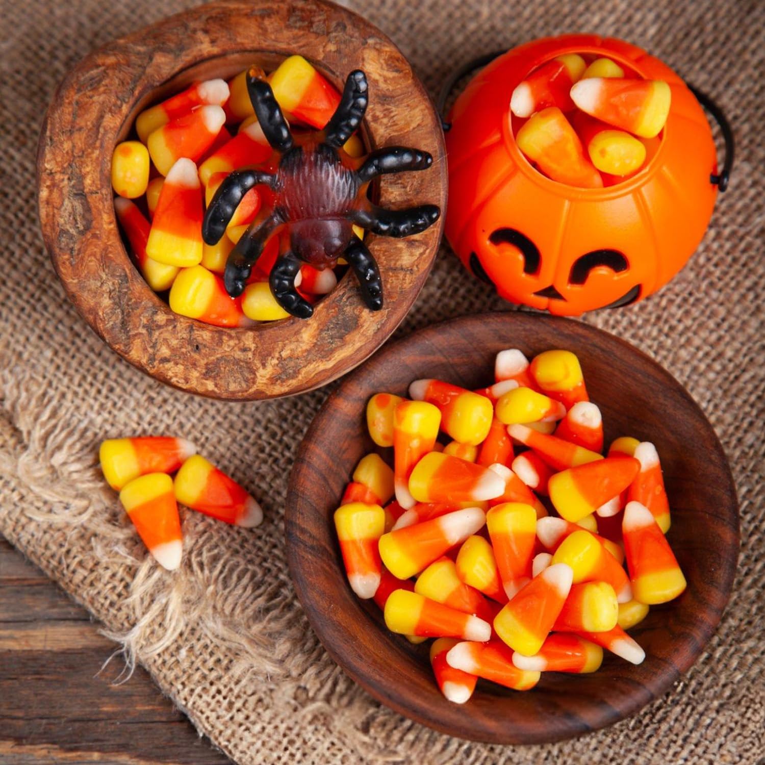 Taboom candy corn with real honey flavor, a nostalgic fall treat.