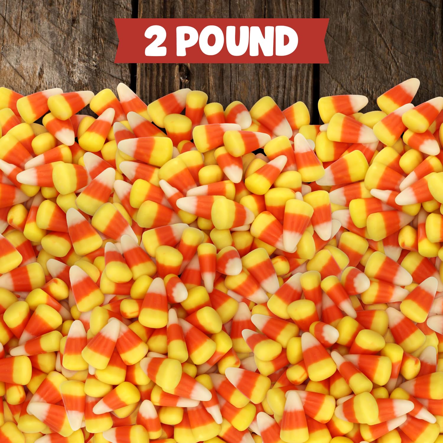 Taboom trick-or-treat display candy corn adds festive color to Halloween.