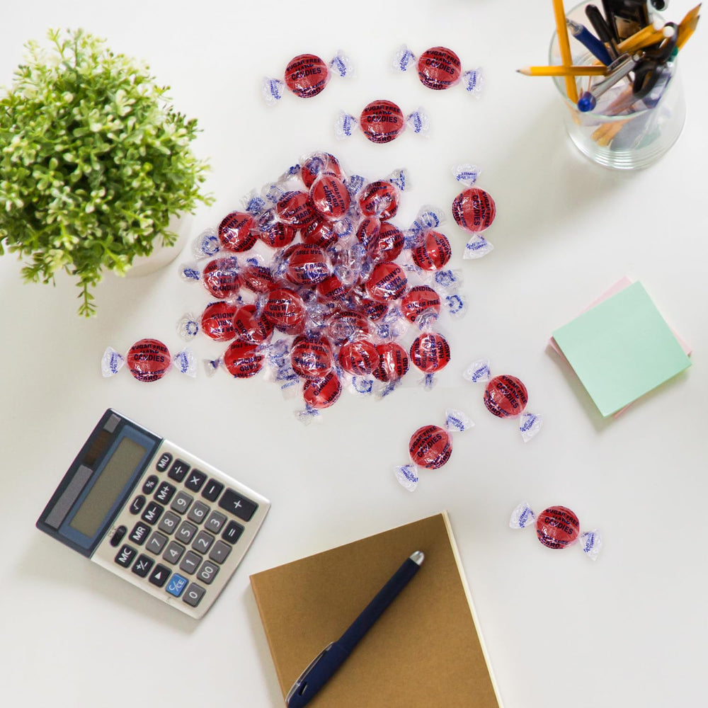 Taboom candies arranged in a candy dish for parties