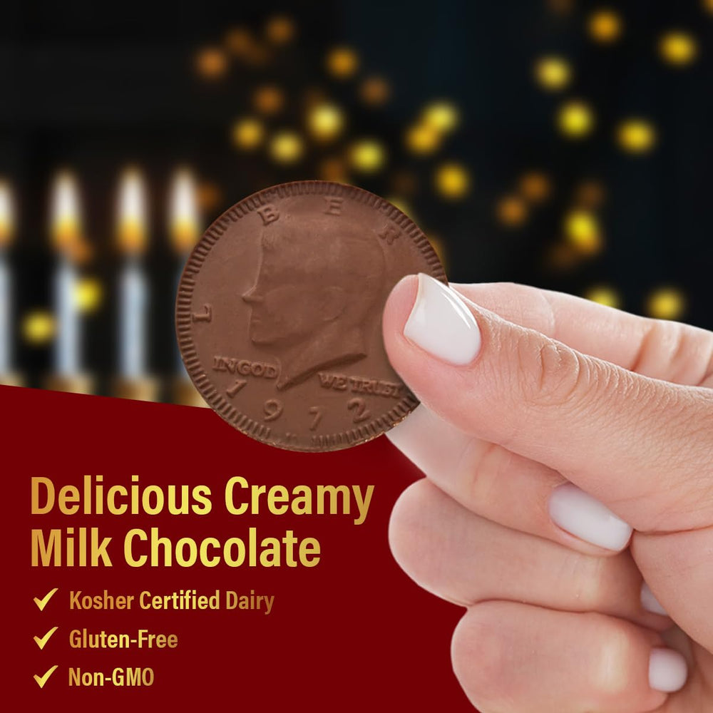 Taboom coins suitable for Hanukkah gelt celebrations and classroom rewards.