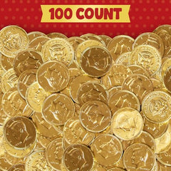 Taboom individually wrapped coins preserve freshness for easy handling.