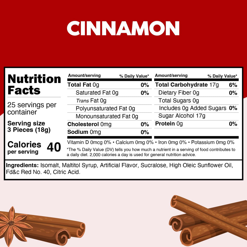 Taboom individually wrapped cinnamon candies stay fresh on the go
