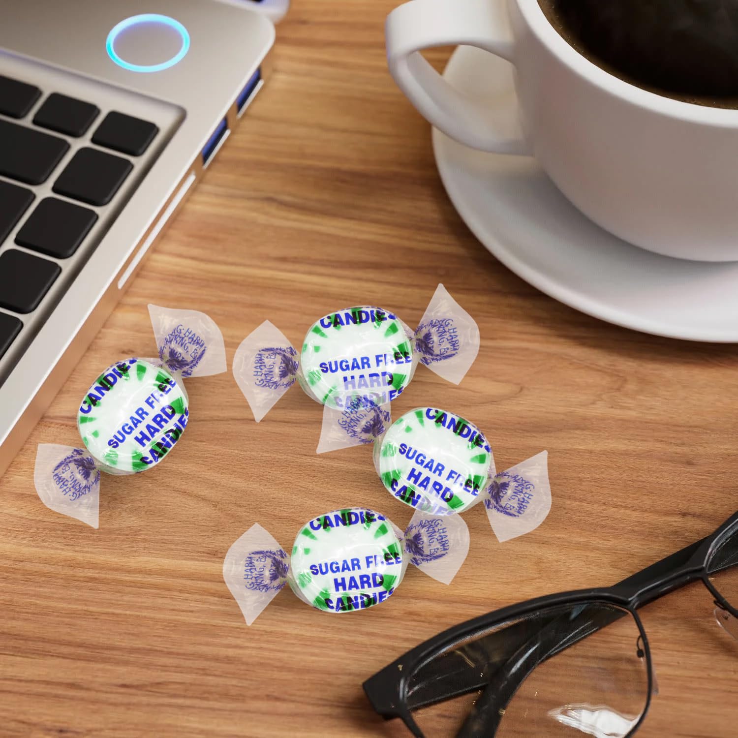 Individually wrapped Taboom mints ideal for on-the-go snacking.